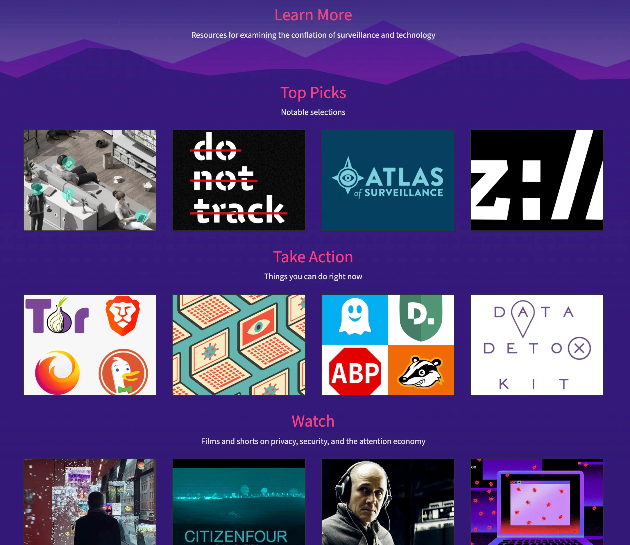 Tally’s Learn More page