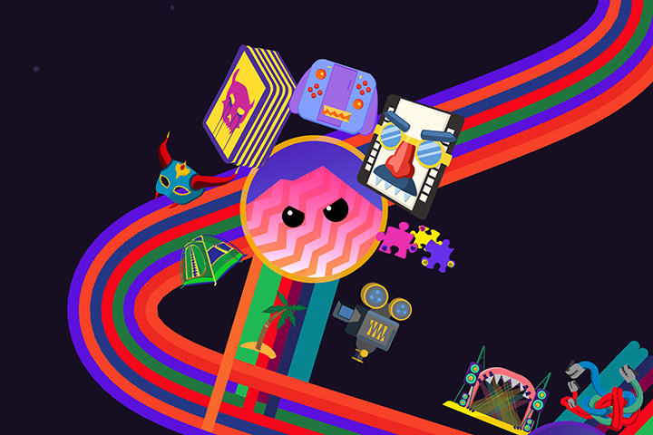 Visualization of game data from Tally Saves the Internet